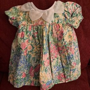 Sylvia Whyte Floral Dress Fully Line Size 24 months